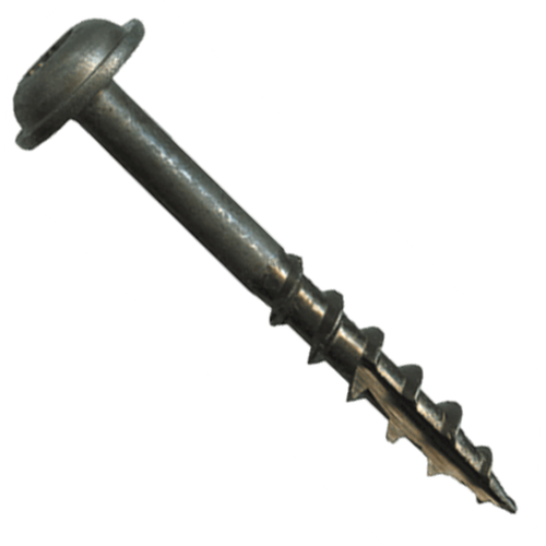Big Timber #7 x 1-1/2" Pocket Hole Screws, T-20 Star Drive, Round Washer Head, Lubricated Zinc, Coarse (5,000/Box) #PTX7112C