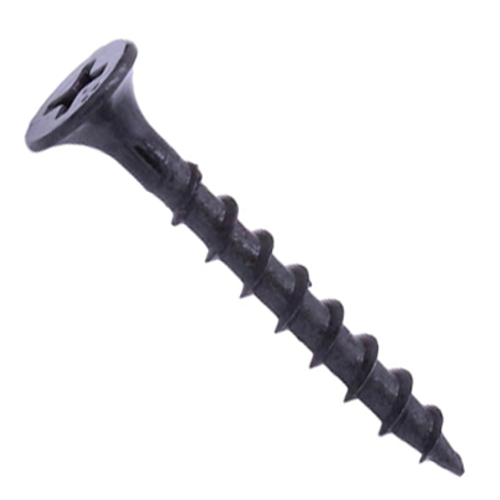 Big Timber #6 x 1-1/4" Drywall-to-Wood Screws, Black Phosphate, Phillips, Coarse (5 lb Bucket) #5DWC6114