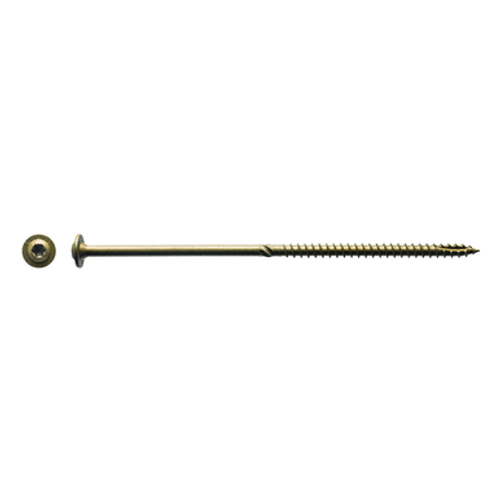 Big Timber #15 x 3-1/2" Construction Lag Screws, T-30 Star Drive, Round Washer Head (25/Bucket) #CTX15312-25