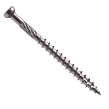 Big Timber #8 x 3" Finish Screws, Star Drive, Finish Head, 316 Stainless Steel (1 lb Bucket) #1SFS83