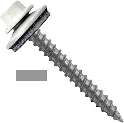Big Timber #10 x 1-1/2" Metal Roofing Screws, Star Drive, EPDM Washer, Gold Zinc (100 per Bucket) #EWB112Z-100 Big Timber #10 x 1-1/2" Metal Roofing Screws, Star Drive, EPDM Washer, Gold Zinc (100 per Bucket) #EWB112Z-100