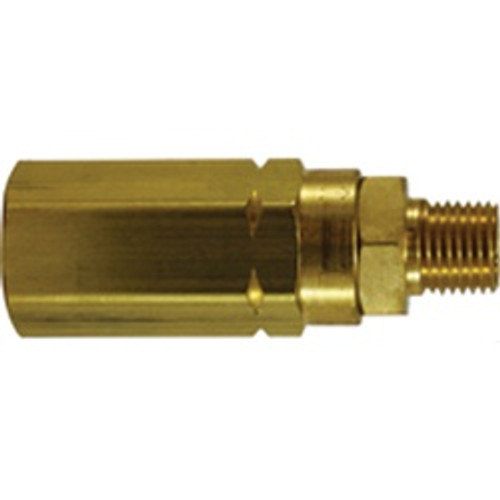 Midland Industries 46514 High Pressure Check Valve, 1/4 in Nominal, FIP x MIP, Brass Body, Domestic (Qty. 1) Midland Industries 46514 High Pressure Check Valve, 1/4 in Nominal, FIP x MIP, Brass Body, Domestic (Qty. 1)