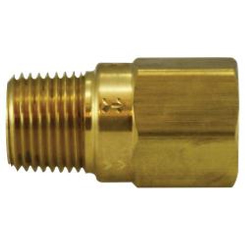 Midland Industries 46576 Check Valve, 1/4 in Nominal, MPT x FPT, Brass Body, Domestic (Qty. 1) Midland Industries 46576 Check Valve, 1/4 in Nominal, MPT x FPT, Brass Body, Domestic (Qty. 1)