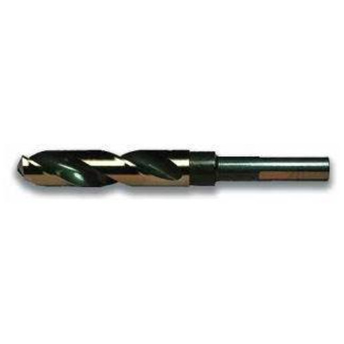 14 mm Type 130-AGM Magnum Super Premium, 1/2" Reduced Shank, Silver & Deming, 3-Flats on Shank, Heavy Duty Drill Bit, Norseman Drill #25500