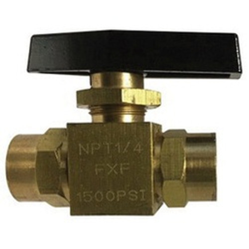Midland Industries 46830 Instrumentation Ball Valve, 1/8 in Nominal, FPT x FPT, 1500 psi WOG Pressure (Qty. 1) Midland Industries 46830 Instrumentation Ball Valve, 1/8 in Nominal, FPT x FPT, 1500 psi WOG Pressure (Qty. 1)