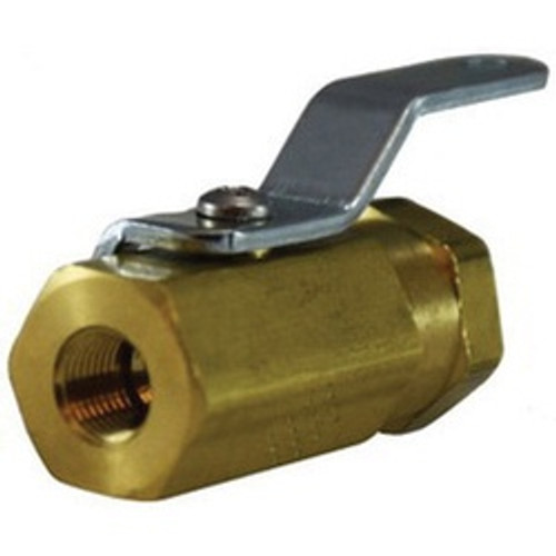 Midland Industries 46922 Miniature Ball Valve, 1/4 in Nominal, FIP x FIP, 1000 psig Pressure, Brass Body (Qty. 1) Midland Industries 46922 Miniature Ball Valve, 1/4 in Nominal, FIP x FIP, 1000 psig Pressure, Brass Body (Qty. 1)
