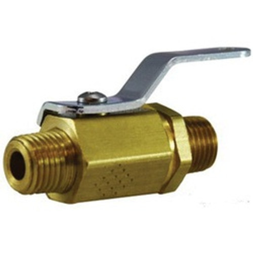 Midland Industries 46912 Miniature Ball Valve, 1/4 in Nominal, MIP x MIP, 1000 psig Pressure, Brass Body (Qty. 1) Midland Industries 46912 Miniature Ball Valve, 1/4 in Nominal, MIP x MIP, 1000 psig Pressure, Brass Body (Qty. 1)