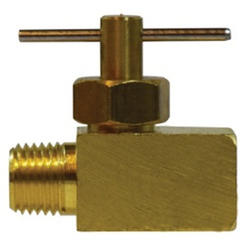 Midland Industries 46060 Needle Valve, 1/8 x 1/8-in Nominal, MIP x FIP, 150 psi Pressure, -45 to 250 deg F (Qty. 1) Midland Industries 46060 Needle Valve, 1/8 x 1/8-in Nominal, MIP x FIP, 150 psi Pressure, -45 to 250 deg F (Qty. 1)