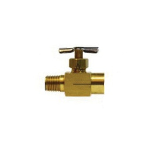 Midland Industries 46060B Needle Valve, 1/8 x 1/8 in Nominal, MPT x FPT, 150 psi Pressure, -45 to 250 deg F (Qty. 1) Midland Industries 46060B Needle Valve, 1/8 x 1/8 in Nominal, MPT x FPT, 150 psi Pressure, -45 to 250 deg F (Qty. 1)