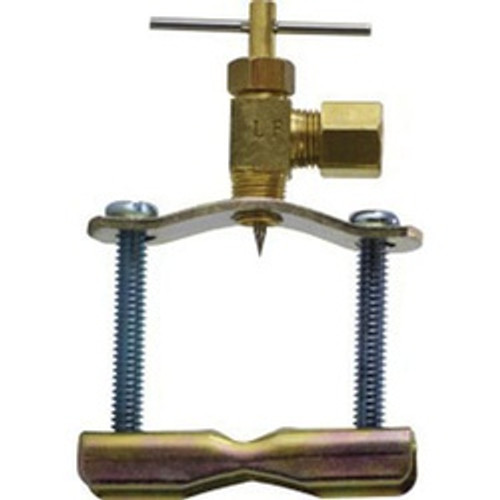 Midland Industries 46090H Self Piercing Needle Valve Kit, 1/4 in Nominal, Compression, Brass Body (Qty. 1)
