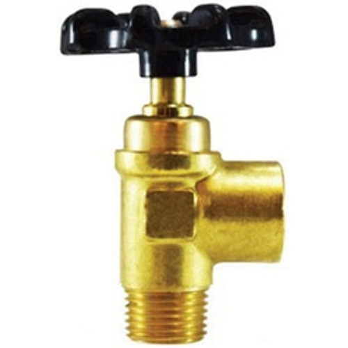 Midland Industries 46465 Truck Valve, 3/8 x 3/8 in Nominal, FIP x MIP, 250 psi Pressure, -40 to 250 deg F (Qty. 1)