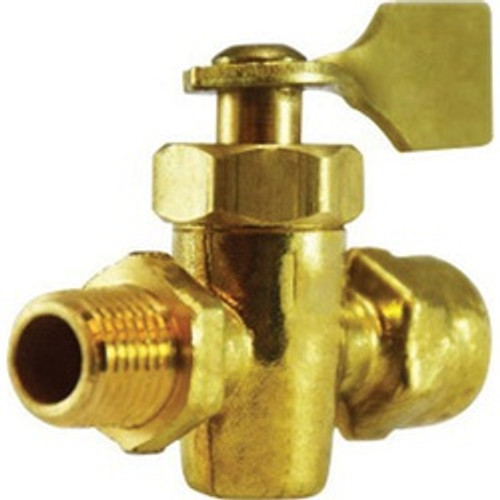 Midland Industries 46402M Solid Bottom Fuel Valve, 3/8 x 3/8 in Nominal, FPT x MPT, 30 psi Pressure (Qty. 1) Midland Industries 46402M Solid Bottom Fuel Valve, 3/8 x 3/8 in Nominal, FPT x MPT, 30 psi Pressure (Qty. 1)