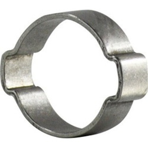 Midland Industries 1510010 2-Ear Hose Clamp, 3/4 in Nominal, Stainless Steel (Qty. 1)