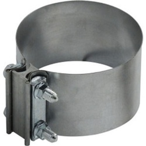 Midland Industries 845500SS Butt Clamp, 5 in Nominal, Stainless Steel, 76 mm W, 0.7 mm Thick (Qty. 1) Midland Industries 845500SS Butt Clamp, 5 in Nominal, Stainless Steel, 76 mm W, 0.7 mm Thick (Qty. 1)