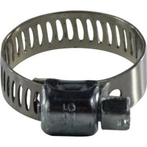 Midland Industries 300 Series 3000008 Miniature Worm Gear Clamp, 7/16 in Minimum Clamp Diameter, Carbon Steel (Qty. 1) Midland Industries 300 Series 3000008 Miniature Worm Gear Clamp, 7/16 in Minimum Clamp Diameter, Carbon Steel (Qty. 1)