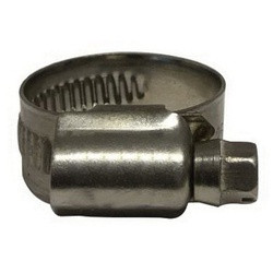 Midland Industries 96120 Embossed Non-Perforated Worm Gear Hose Clamp, 3.937 in Minimum Clamp Diameter, 12 mm W (Qty. 1)