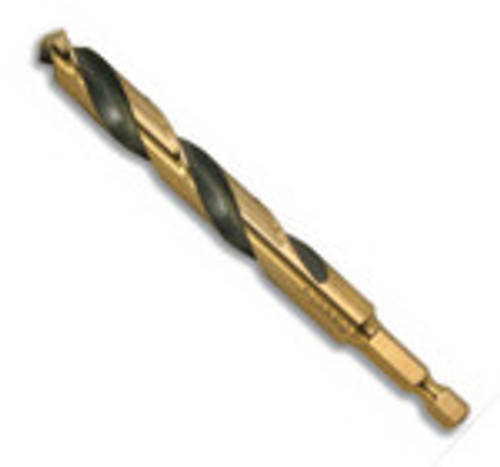 3/16" Type QR-AG, Mechanic Length, Hex Shank, 1/4" Quick Release Drill Bit (6/Pkg.), Norseman Drill #34581