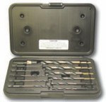 12 Piece Type QR12-AG 1/4" Quick Release, Mechanic Length Drill Bit Set, Norseman Drill #34811