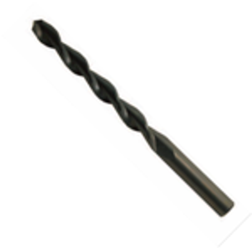 Wire #29 Type 190-P, 135-Degree Split Point, Heavy Duty Parabolic Flute - Black Oxide Jobber Length Drill Bit (12/Pkg.), Norseman Drill #37321
