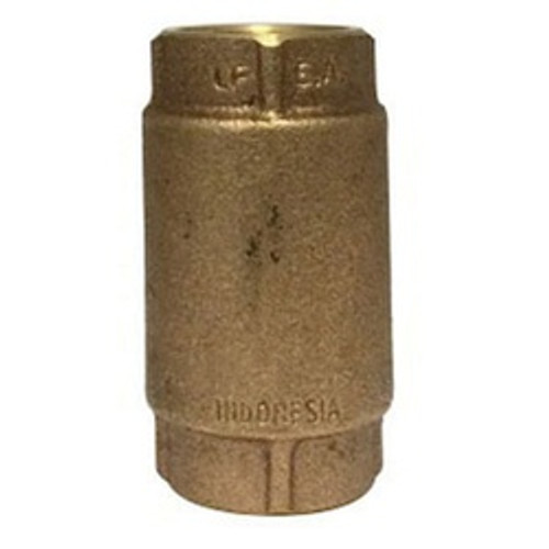 Midland Industries 944433LF Check Valve, 1-1/4 in Nominal, FIP x FIP, Brass Body, Import (Qty. 1)