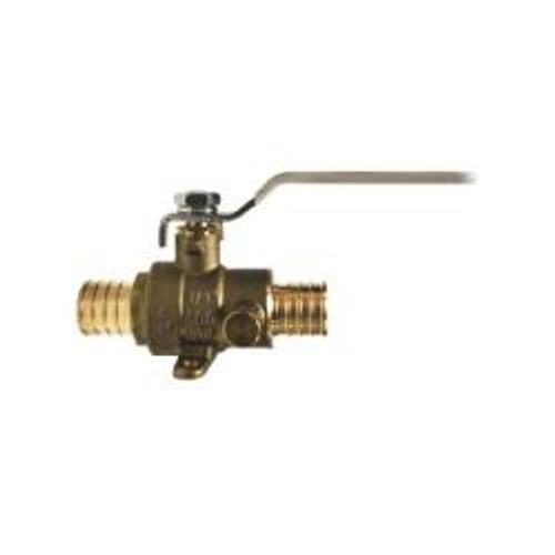 Midland Industries 945652LF Ball Valve with Waste Drain and Drop Ear, 1 in Nominal, PEX x PEX (Qty. 1) Midland Industries 945652LF Ball Valve with Waste Drain and Drop Ear, 1 in Nominal, PEX x PEX (Qty. 1)