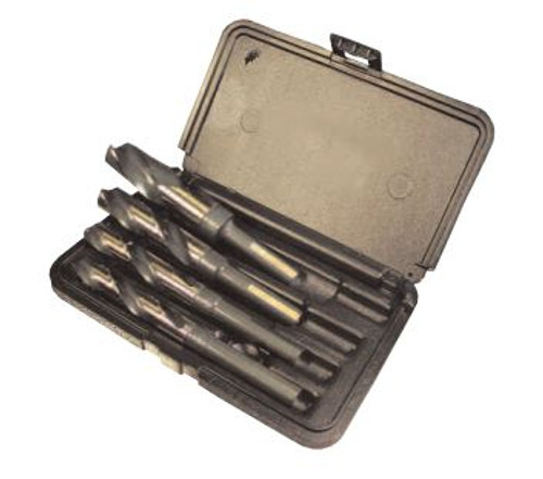 33 Piece Silver & Deming General Purpose Fractional Drill Bit Set with Metal Case, Norseman Drill #43201