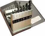 13 Piece CAD-13A V-Line, Heavy Duty, Mechanic Length Drill Bit Set, Norseman Drill #43342