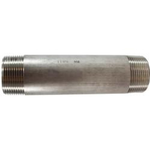 Midland Industries 48122 Welded Pipe Nipple, 1-1/4 in MPT x 1-1/4 in MPT, 2-1/2 in L, Stainless Steel (Qty. 1) Midland Industries 48122 Welded Pipe Nipple, 1-1/4 in MPT x 1-1/4 in MPT, 2-1/2 in L, Stainless Steel (Qty. 1)