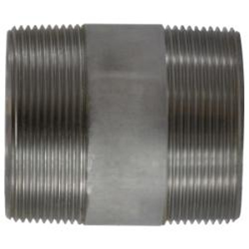 Midland Industries 48207 Welded Pipe Nipple, 3 in MPT x 3 in MPT, 6 in L, Stainless Steel, SCH 40 Schedule (Qty. 1) Midland Industries 48207 Welded Pipe Nipple, 3 in MPT x 3 in MPT, 6 in L, Stainless Steel, SCH 40 Schedule (Qty. 1)