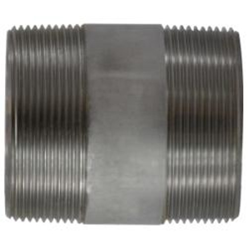 Midland Industries 48210 Welded Pipe Nipple, 3 in MPT x 3 in MPT, 9 in L, Stainless Steel, SCH 40 Schedule (Qty. 1) Midland Industries 48210 Welded Pipe Nipple, 3 in MPT x 3 in MPT, 9 in L, Stainless Steel, SCH 40 Schedule (Qty. 1)