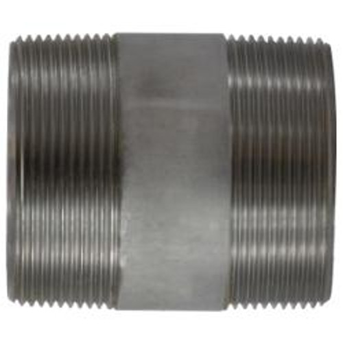 Midland Industries 48213 Welded Pipe Nipple, 3 in MPT x 3 in MPT, 12 in L, Stainless Steel, SCH 40 Schedule (Qty. 1) Midland Industries 48213 Welded Pipe Nipple, 3 in MPT x 3 in MPT, 12 in L, Stainless Steel, SCH 40 Schedule (Qty. 1)