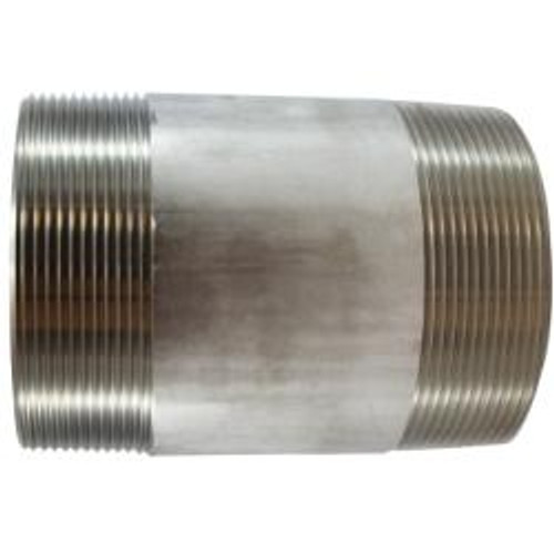 Midland Industries 48223 Welded Pipe Nipple, 4 in MPT x 4 in MPT, 4 in L, Stainless Steel, SCH 40 Schedule (Qty. 1) Midland Industries 48223 Welded Pipe Nipple, 4 in MPT x 4 in MPT, 4 in L, Stainless Steel, SCH 40 Schedule (Qty. 1)