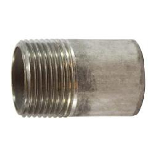 Midland Industries 48161T Pipe Nipple, 2 in TOE x 2 in Plain End, 2-1/2 in L, Stainless Steel, SCH 40 Schedule (Qty. 1) Midland Industries 48161T Pipe Nipple, 2 in TOE x 2 in Plain End, 2-1/2 in L, Stainless Steel, SCH 40 Schedule (Qty. 1)