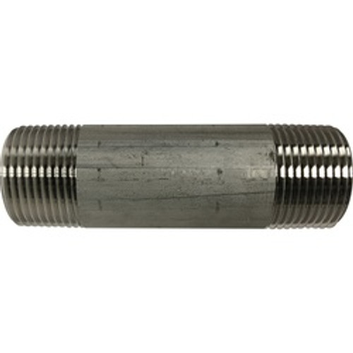 Midland Industries 49104 Pipe Nipple, 1 in 1 in, 3-1/2 in L, Stainless Steel, SCH 40 Schedule (Qty. 1) Midland Industries 49104 Pipe Nipple, 1 in 1 in, 3-1/2 in L, Stainless Steel, SCH 40 Schedule (Qty. 1)