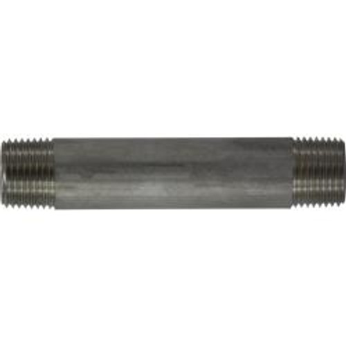 Midland Industries 49064 Welded Pipe Nipple, 1/2 in MPT x 1/2 in MPT, 3 in L, Stainless Steel, SCH 40 Schedule (Qty. 1) Midland Industries 49064 Welded Pipe Nipple, 1/2 in MPT x 1/2 in MPT, 3 in L, Stainless Steel, SCH 40 Schedule (Qty. 1)