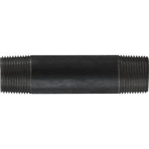 Midland Industries 57111 Welded Pipe Nipple, 1 in MPT x 1 in MPT, 8 in L, Steel, Black, SCH 40 Schedule (Qty. 1) Midland Industries 57111 Welded Pipe Nipple, 1 in MPT x 1 in MPT, 8 in L, Steel, Black, SCH 40 Schedule (Qty. 1)