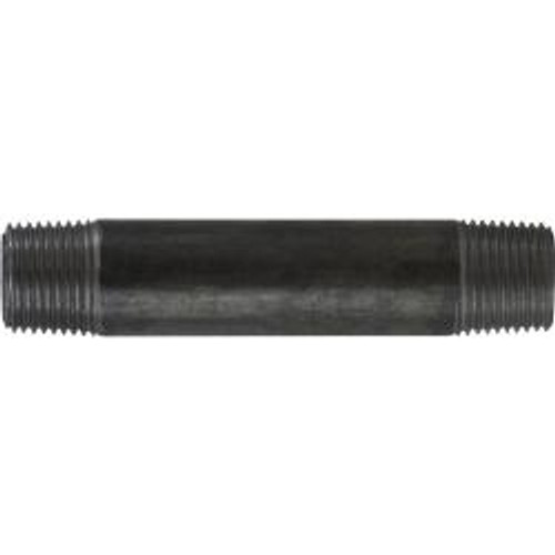 Midland Industries 57061 Welded Pipe Nipple, 1/2 in MPT x 1/2 in MPT, 1-1/2 in L, Steel, Black, SCH 40 Schedule (Qty. 1) Midland Industries 57061 Welded Pipe Nipple, 1/2 in MPT x 1/2 in MPT, 1-1/2 in L, Steel, Black, SCH 40 Schedule (Qty. 1)