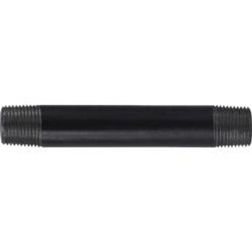 Midland Industries 71168 Seamless Pipe Nipple, 2 in MPT x 2 in MPT, 6 in L, Steel, Black, SCH 40 Schedule (Qty. 1) Midland Industries 71168 Seamless Pipe Nipple, 2 in MPT x 2 in MPT, 6 in L, Steel, Black, SCH 40 Schedule (Qty. 1)