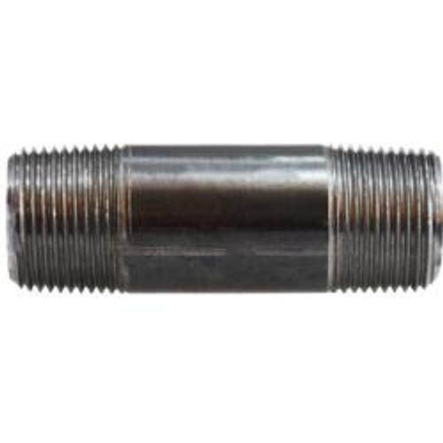 Midland Industries 57085 Welded Pipe Nipple, 3/4 in MPT x 3/4 in MPT, 3-1/2 in L, Steel, Black, SCH 40 Schedule (Qty. 1)