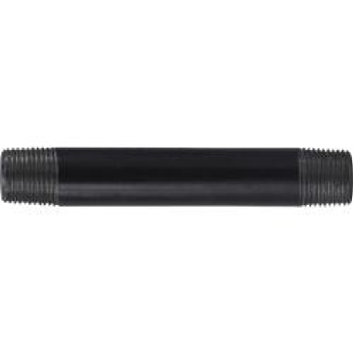 Midland Industries 57044 Welded Pipe Nipple, 3/8 in MPT x 3/8 in MPT, 3 in L, Steel, Black, SCH 40 Schedule (Qty. 1)
