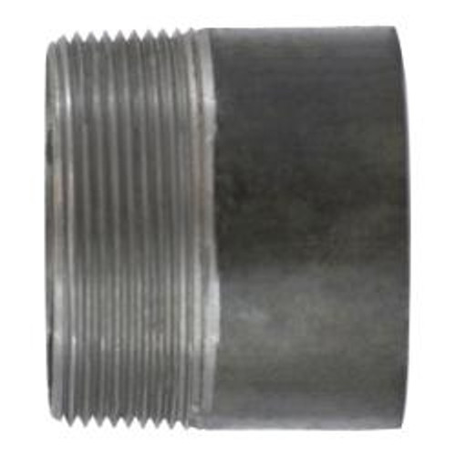 Midland Industries 57160T Welded Pipe Nipple, 2 in TOE x 2 in Plain End, 2 in L, Steel, Black, SCH 40 Schedule (Qty. 1) Midland Industries 57160T Welded Pipe Nipple, 2 in TOE x 2 in Plain End, 2 in L, Steel, Black, SCH 40 Schedule (Qty. 1)