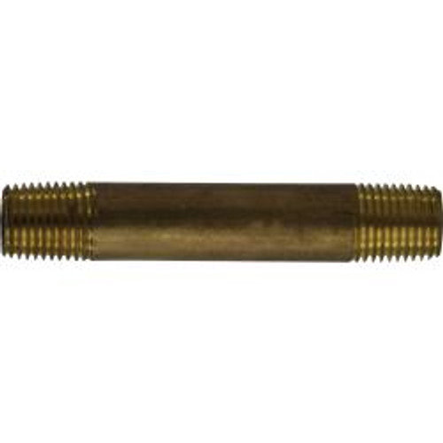 Midland Industries 40036 Seamless Pipe Nipple, 1/4 in MPT x 1/4 in MPT, 12 in, Brass (Qty. 1) Midland Industries 40036 Seamless Pipe Nipple, 1/4 in MPT x 1/4 in MPT, 12 in, Brass (Qty. 1)