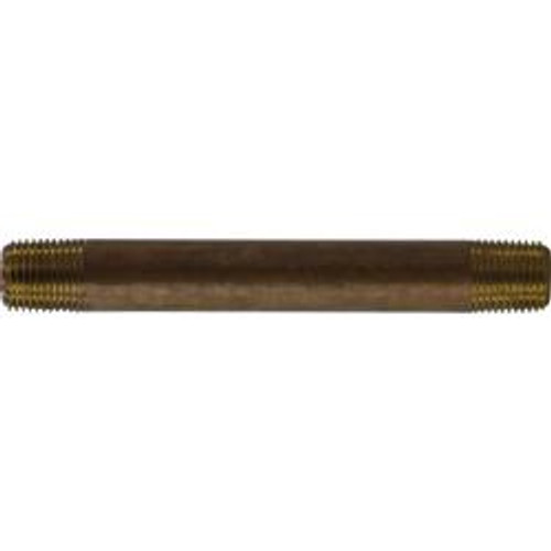Midland Industries 40013 Seamless Pipe Nipple, 1/8 in MPT x 1/8 in MPT, 8 in, Brass (Qty. 1) Midland Industries 40013 Seamless Pipe Nipple, 1/8 in MPT x 1/8 in MPT, 8 in, Brass (Qty. 1)