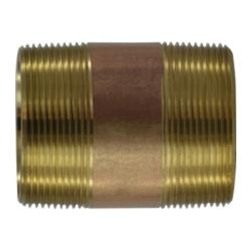 Midland Industries 40169 Seamless Pipe Nipple, 2 in MPT x 2 in MPT, 7 in, Brass (Qty. 1) Midland Industries 40169 Seamless Pipe Nipple, 2 in MPT x 2 in MPT, 7 in, Brass (Qty. 1)