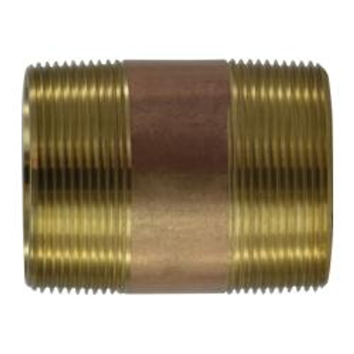 Midland Industries 40175 Seamless Pipe Nipple, 2 in MPT x 2 in MPT, 18 in, Brass (Qty. 1) Midland Industries 40175 Seamless Pipe Nipple, 2 in MPT x 2 in MPT, 18 in, Brass (Qty. 1)