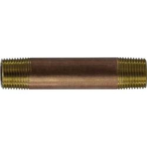 Midland Industries 40044 Seamless Pipe Nipple, 3/8 in MPT x 3/8 in MPT, 3 in, Brass (Qty. 1) Midland Industries 40044 Seamless Pipe Nipple, 3/8 in MPT x 3/8 in MPT, 3 in, Brass (Qty. 1)