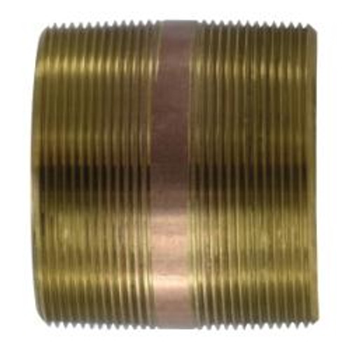 Midland Industries 40221 Seamless Pipe Nipple, 4 in MPT x 4 in MPT, 3 in, Brass (Qty. 1) Midland Industries 40221 Seamless Pipe Nipple, 4 in MPT x 4 in MPT, 3 in, Brass (Qty. 1)
