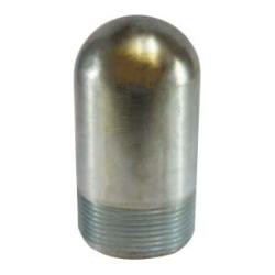 Midland Industries 90006 Bull Plug, 1-1/4 in MPT, Steel, Zinc-Plated, SCH 80/XH Schedule (Qty. 1)