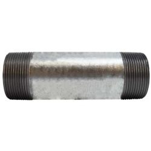 Midland Industries 56186 Welded Pipe Nipple, 2-1/2 in MPT x 2-1/2 in MPT, 5-1/2 in L, Steel, Galvanized (Qty. 1) Midland Industries 56186 Welded Pipe Nipple, 2-1/2 in MPT x 2-1/2 in MPT, 5-1/2 in L, Steel, Galvanized (Qty. 1)