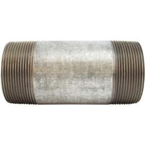 Midland Industries 56203 Welded Pipe Nipple, 3 in MPT x 3 in MPT, 4 in L, Steel, Galvanized, SCH 40 Schedule (Qty. 1) Midland Industries 56203 Welded Pipe Nipple, 3 in MPT x 3 in MPT, 4 in L, Steel, Galvanized, SCH 40 Schedule (Qty. 1)